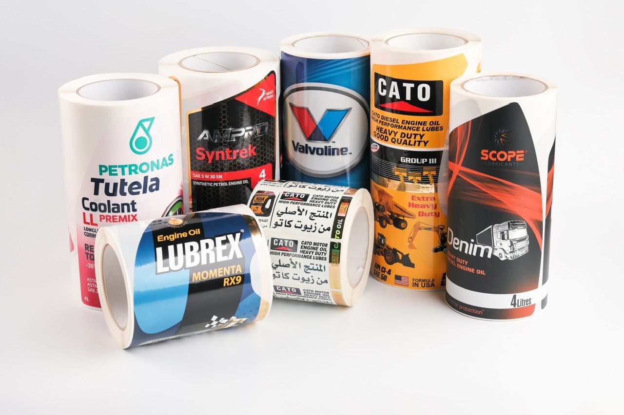 Lubricants Labels 